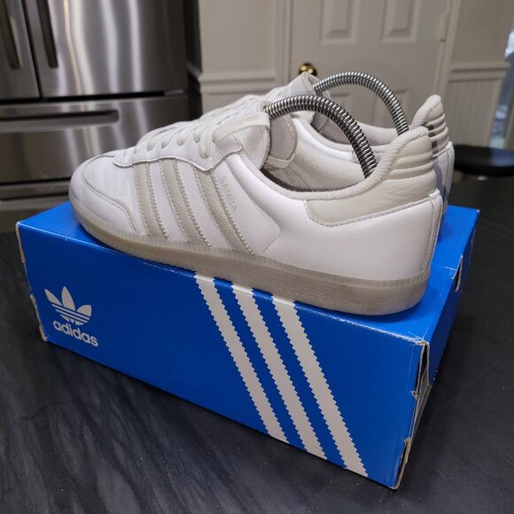 Adidas Samba Men's Sz 9.5/Women's Sz 10.5 OG Trainers in White and Grey JI3206 - Picture 13 of 16